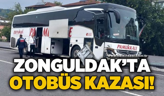 Zonguldak'ta otobüs kazası