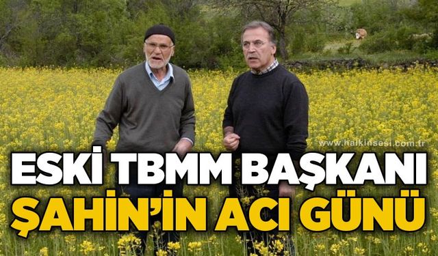 Eski TBMM Başkanı Mehmet Ali Şahin’in acı günü