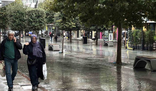 Bolu’da yağmur etkili oldu