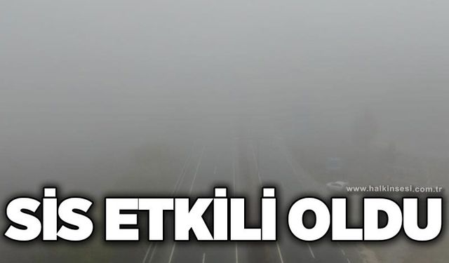 Sis etkili oldu