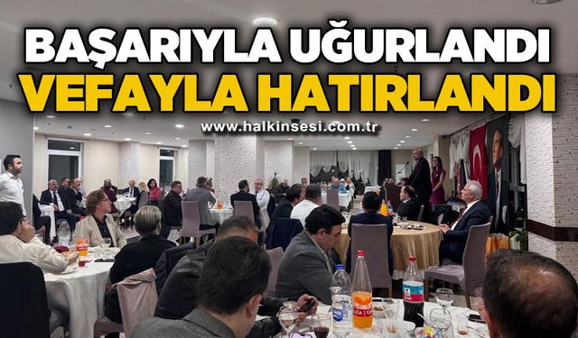 Başarıyla uğurlandı, vefayla hatırlandı