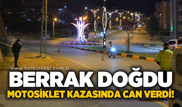 Motosiklet kaldırıma çarptı: 1 ölü, 1 yaralı