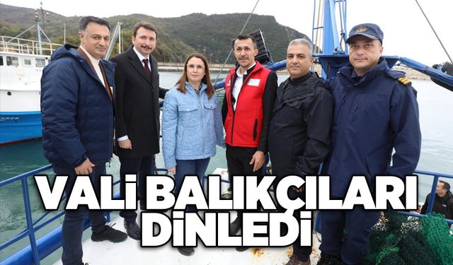 Vali Balıkçıları dinledi