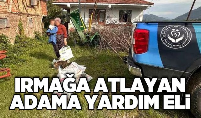Irmağa Atlayan Adama Yardım Eli
