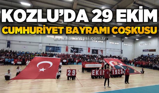 Kozlu'da 29 Ekim Cumhuriyet Bayramı coşkusu