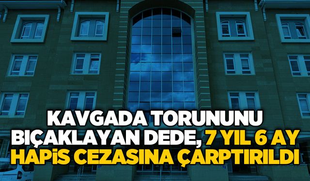 Kavgada torununu bıçaklayan dede, 7 yıl 6 ay hapis cezasına çarptırıldı