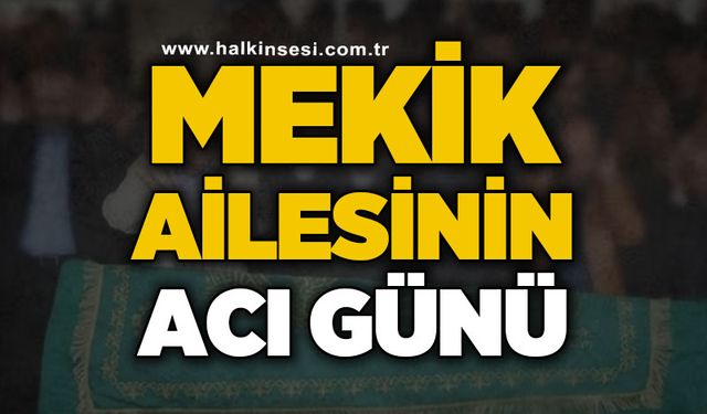 Mekik ailesinin acı günü