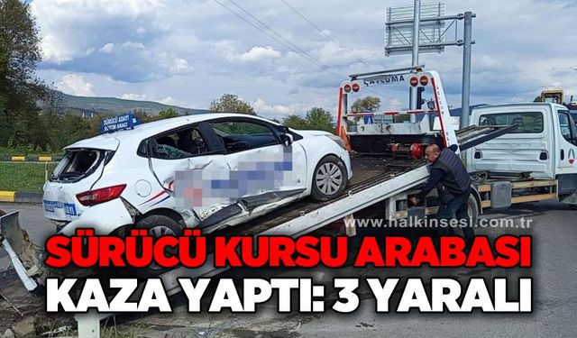 Işık ihlali kazaya neden oldu: 3 yaralı