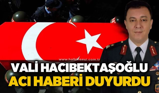 Vali Osman Hacıbektaşoğlu'ndan "Başımız Sağ Olsun" paylaşımı