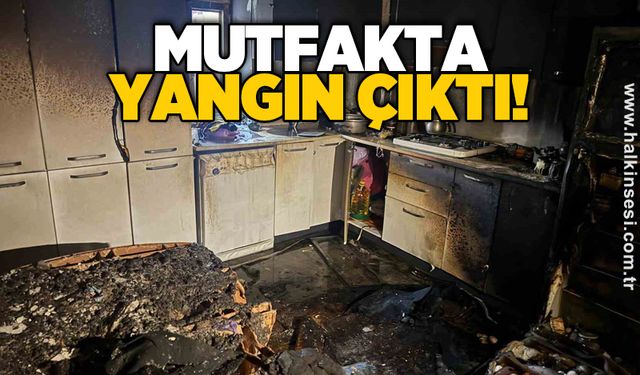 Mutfakta yangın çıktı!