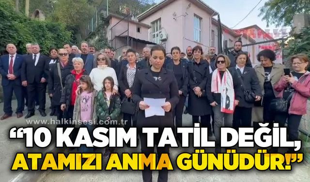 CHP’li Gök’ten 10 Kasım Tepkisi: “10 Kasım Tatil Değil, Atamızı Anma Günüdür”