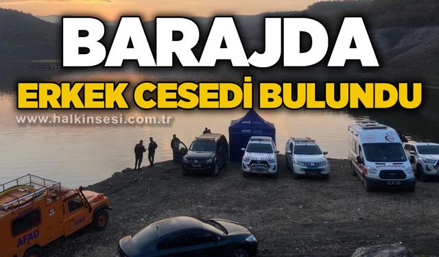 Barajda erkek ces*di bulundu