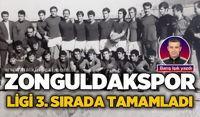 Zonguldakspor, ligi 3.sırada tamamladı!..