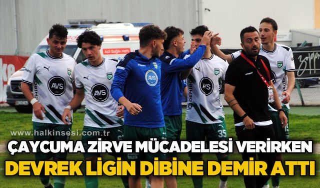 Çaycumaspor zirve mücadelesi verirken, Devrek ligin dibine demir attı