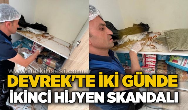 Devrek'te iki günde ikinci hijyen skandalı