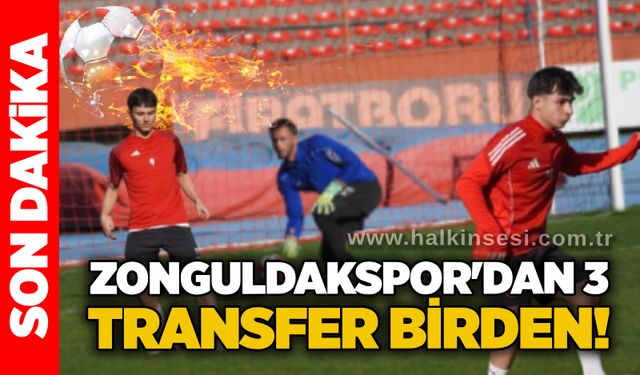 Zonguldakspor'dan 3 transfer birden!..