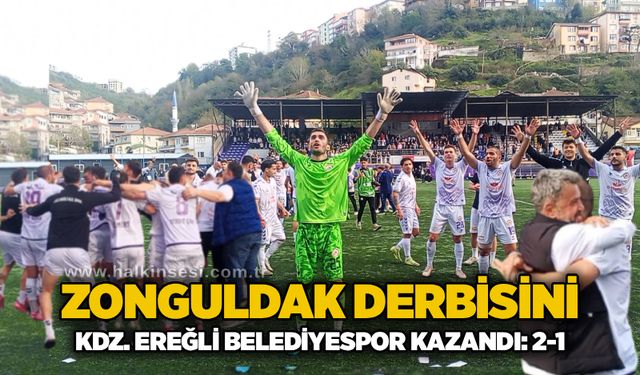 Zonguldak derbisini Kdz. Ereğli Belediyespor kazandı: 2-1