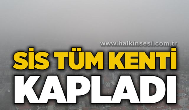 Sis tüm kenti kapladı