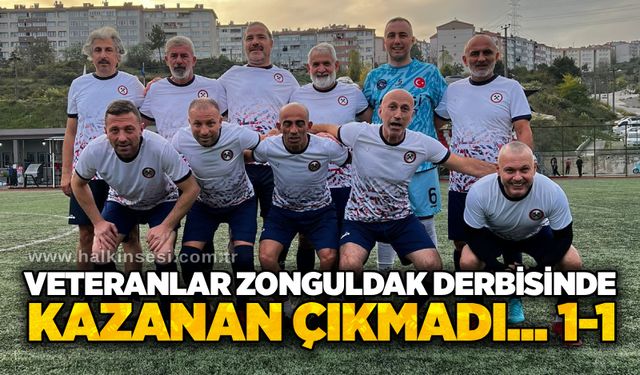 Veteranlar Zonguldak derbisinde kazanan çıkmadı... 1-1