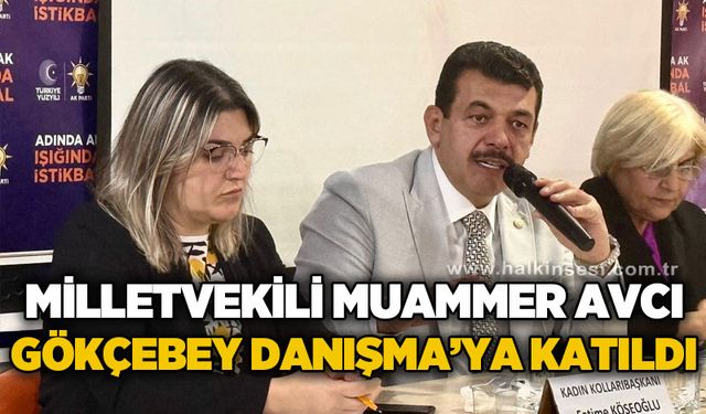 Milletvekili Muammer Avcı, Gökçebey Danışma Meclisi'ne katıldı