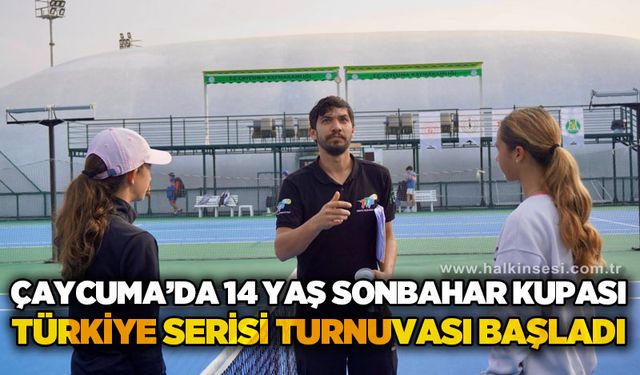 Çaycuma’da 14 Yaş Sonbahar Kupası Türkiye Serisi turnuvası başladı!