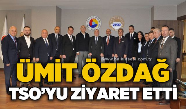 Ümit Özdağ Zonguldak Ticaret ve Sanayi Odası'nı ziyaret etti