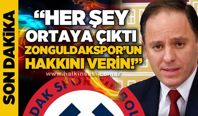 Yavuzyılmaz “Her şey ortaya çıktı - Zonguldakspora hakkını teslim edin!”