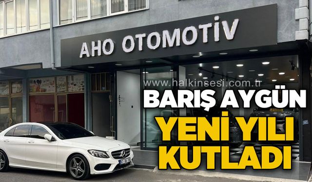 Barış Aygün yeni yılı kutladı