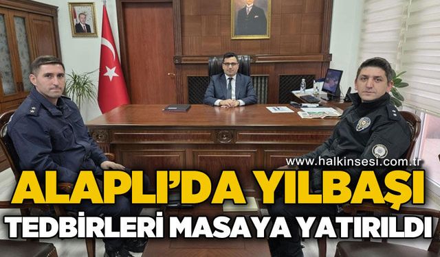 Yılbaşı tedbirleri Alaplı’da masaya yatırıldı