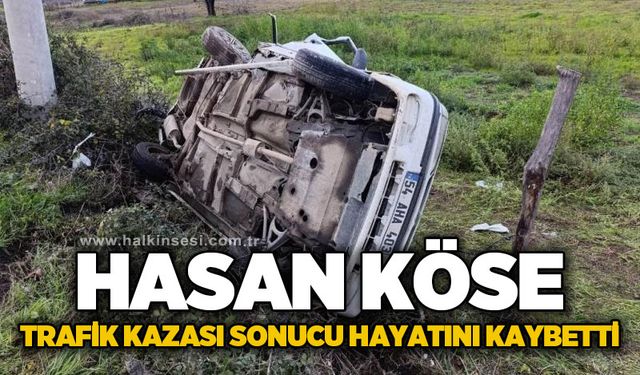 Hurdaya dönen araçtan ağır yaralı olarak çıkartılan adam hayatını kaybetti