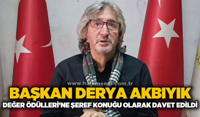 Derya Akbıyık, 1. Ulusal ve Uluslararası Değer Ödülleri'ne şeref konuğu olarak davet edildi