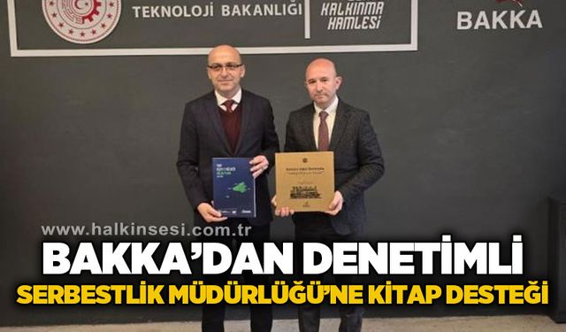 BAKKA'dan Denetim Serbestlik Müdürlüğü'ne kitap desteği
