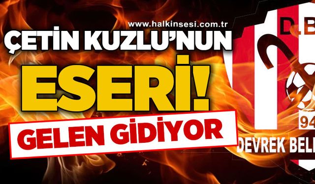 Çetin Kuzlu’nun eseri… Gelen gidiyor!