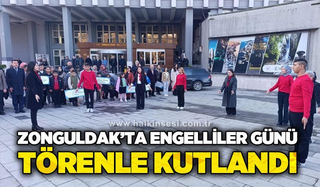 Zonguldak'ta Engelliler Günü kutlandı