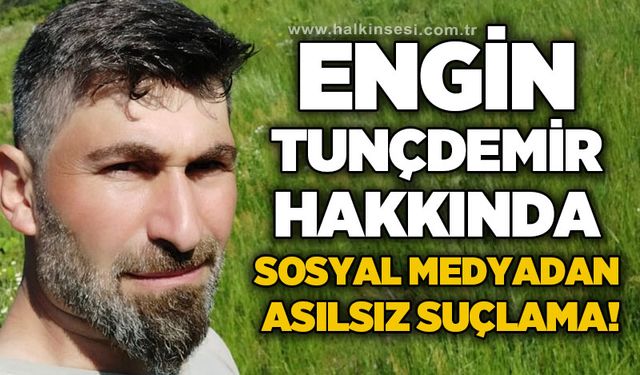 Zonguldak'ta madenci Engin Tunçdemir hakkında sosyal medyadan asılsız suçlama!