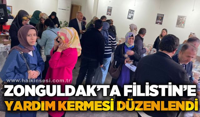 Zonguldak'ta Filistin'e yardım kermesi düzenlendi