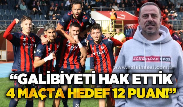 Can Güven: Galibiyeti hak ettik, 4 maçta hedef 12 puan!