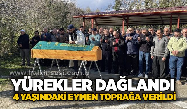 Yürekler dağlandı, 4 yaşındaki Eymen toprağa verildi