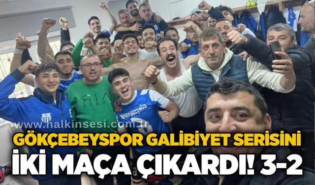 Gökçebeyspor galibiyet serisini iki maça çıkardı! 3-2
