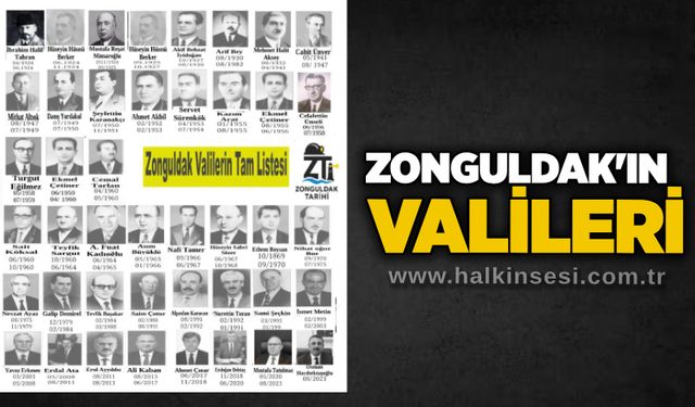 Zonguldak'ın Valileri