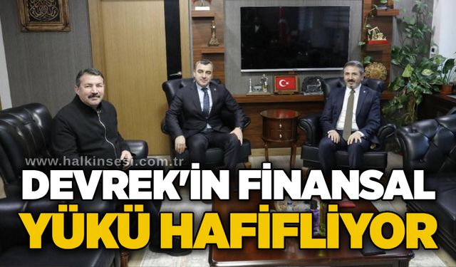 Devrek'in finansal yükü hafifliyor