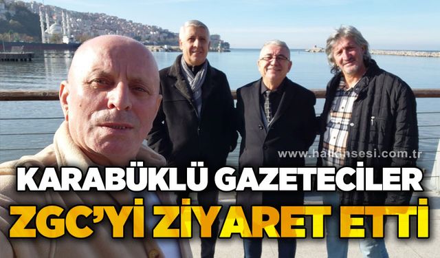 Karabüklü Gazetecilerden Zonguldak Gazeteciler Cemiyeti’ne Ziyaret