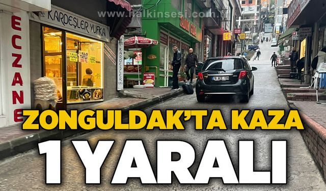 Zonguldak’ta kaza! 1 yaralı
