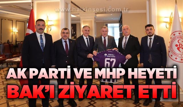 AK Parti ve MHP heyeti, Bak’ı ziyaret etti..