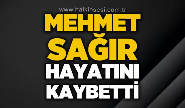 Mehmet Sağır hayatını kaybetti