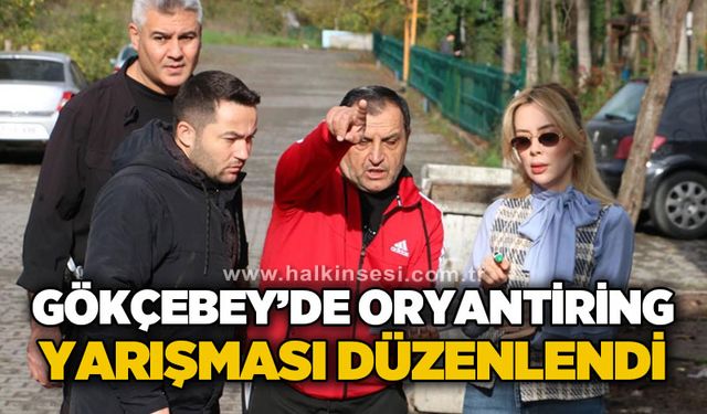 Gökçebey'de Oryantiring yarışması düzenlendi
