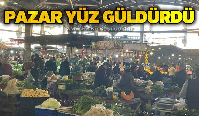 Pazar yüz güldürdü