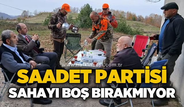 Saadet Partisi sahayı boş bırakmıyor