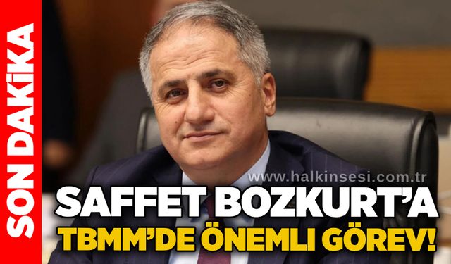 Saffet Bozkurt’a TBMM’de önemli görev!