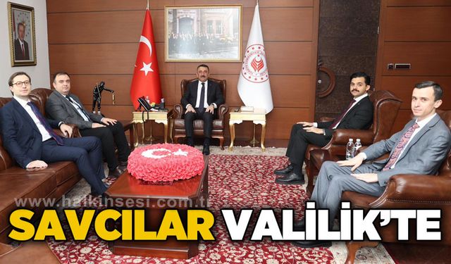 Savcılar Valilik'te